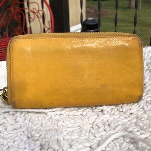 🚨B2G1 CHRISTOPHER KON Mustard Yellow Wallet